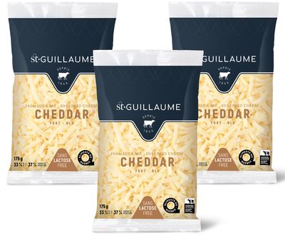 CHEDDAR FORT RÂPÉ (12 X 175G) - CAISSE ENTIÈRE