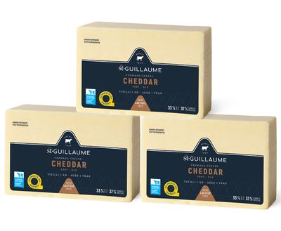 CHEDDAR FORT 1 AN (9 X 640G) - CAISSE ENTIÈRE