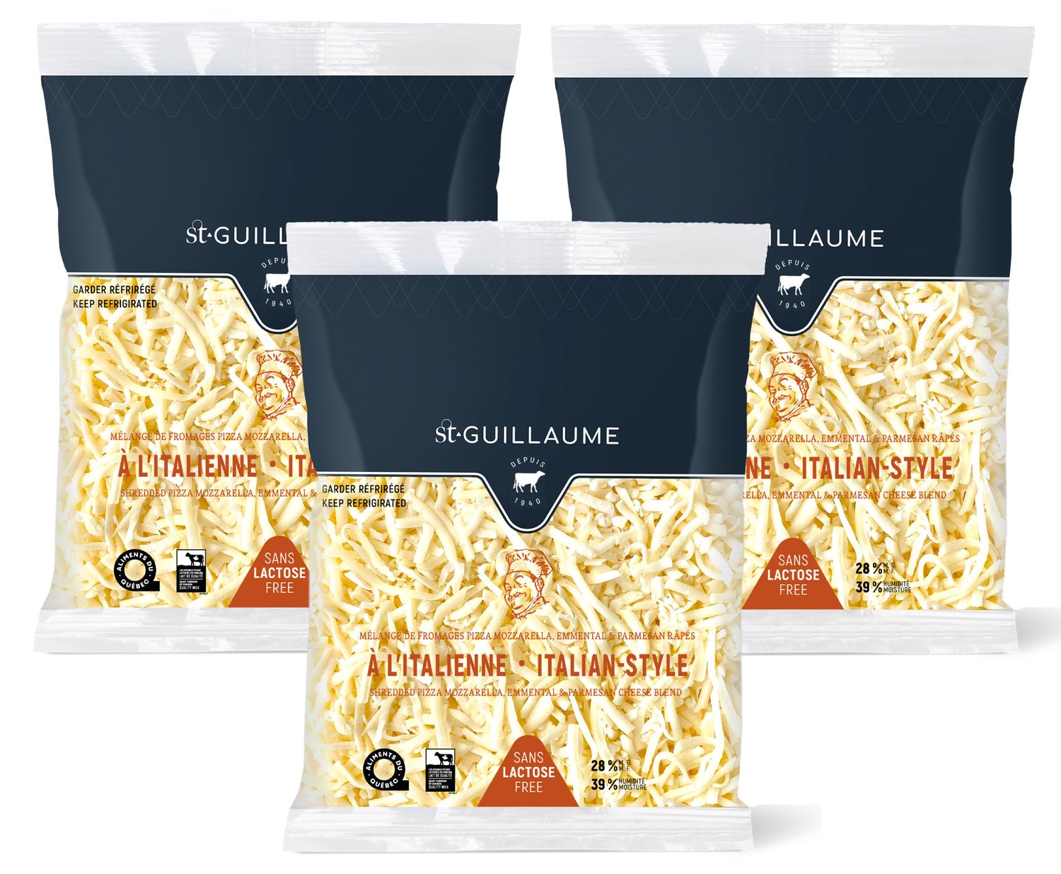 MÉLANGE À L'ITALIENNE RÂPÉ (10 X 400G) - CAISSE ENTIÈRE