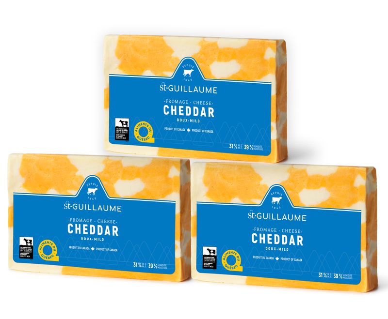 CHEDDAR MARBRÉ (12 BLOCS X 400G) - FROID - CAISSE ENTIÈRE CHEDDAR MARBRÉ (12 BLOCS X 400G) - FROID - CAISSE ENTIÈRE