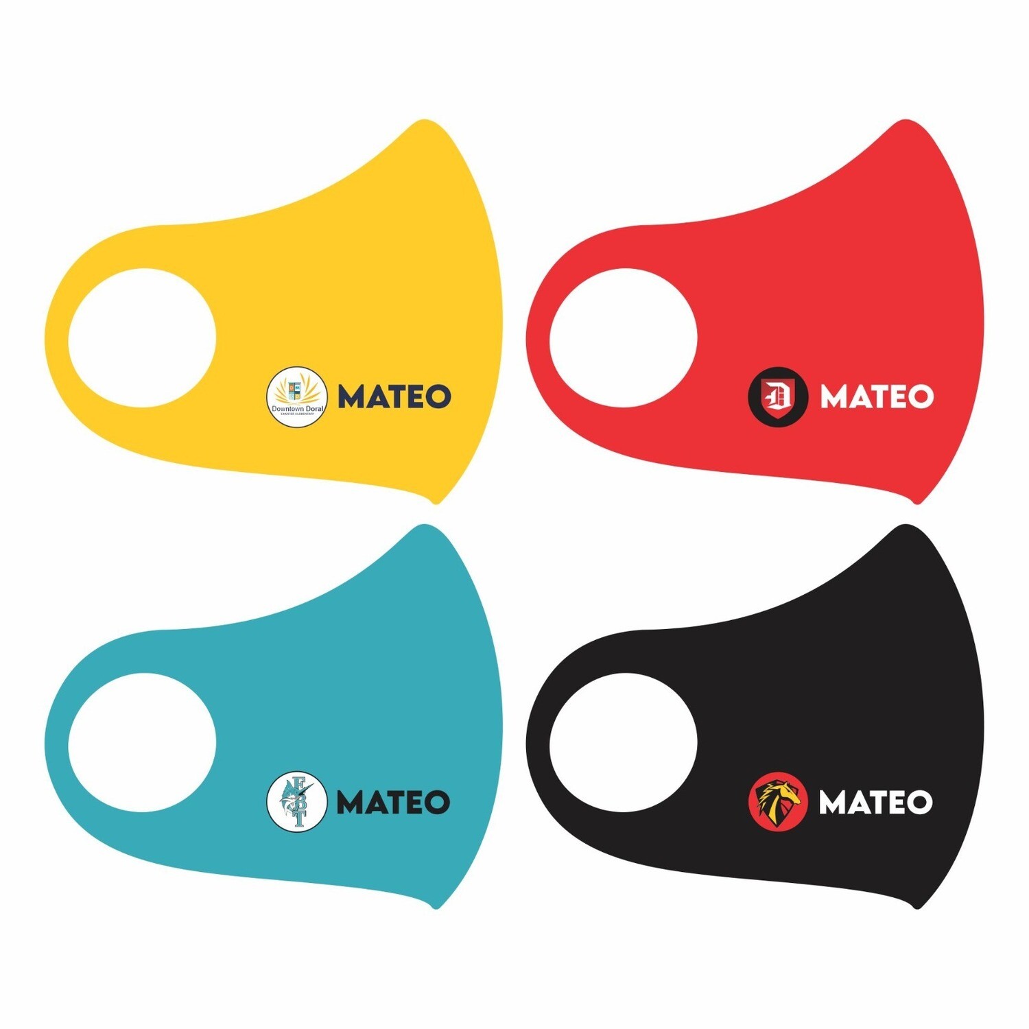 TAPABOCAS 100% NEOPRENO UNICOLOR BACK TO SCHOOL!