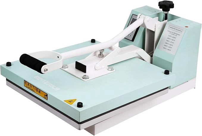 Slide Out Heat press Machine verde  color