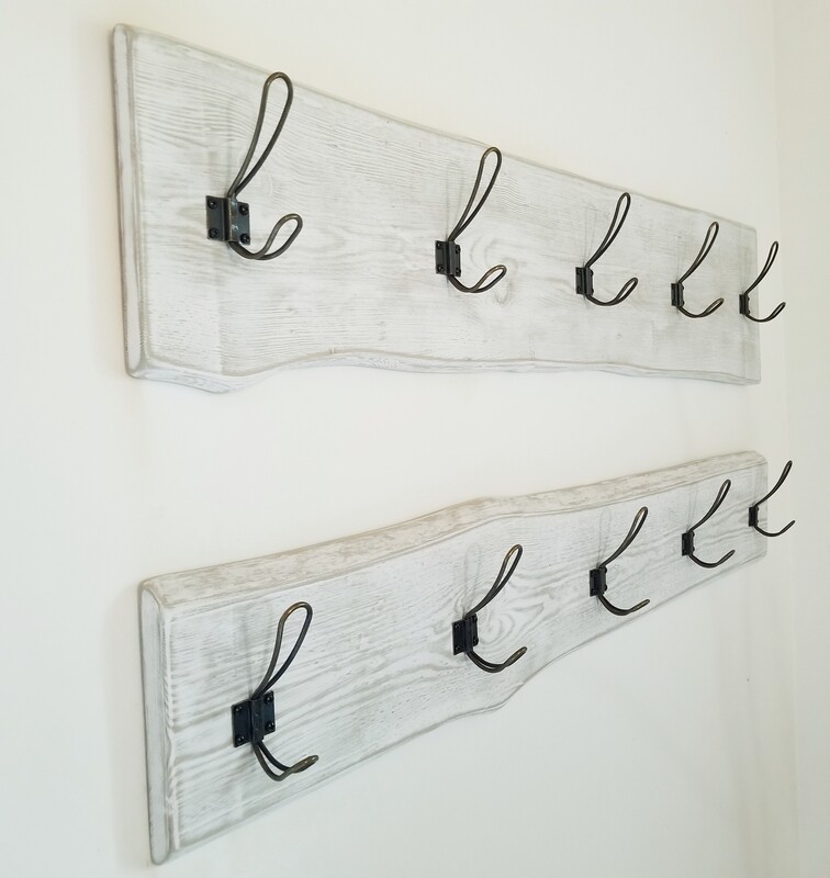 SPRING SALE! Live Edge and Limb Coat/Towel Holder