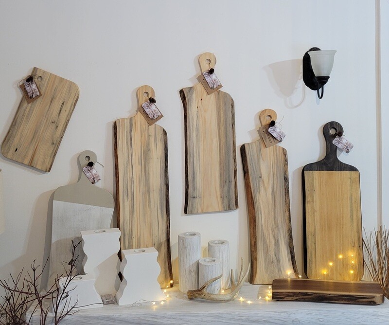 SPRING SALE! Charcuterie Boards and cheese trays of various woods, sizes, and styles
