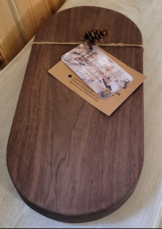 Charcuterie Boards and cheese trays of various woods, sizes, and styles (prices vary regarding wood and size)