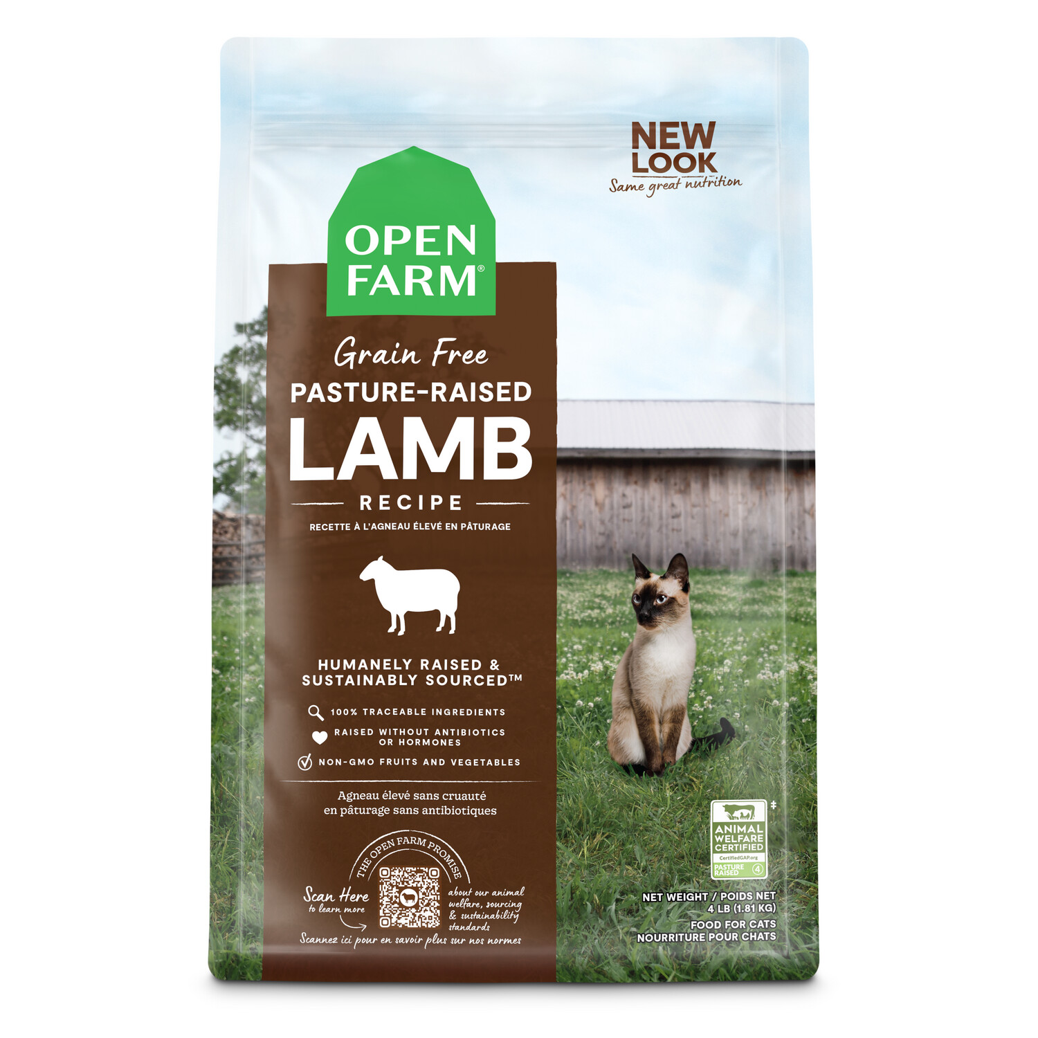Open Farm Pasture Raised Lamb Grain Free Kibble