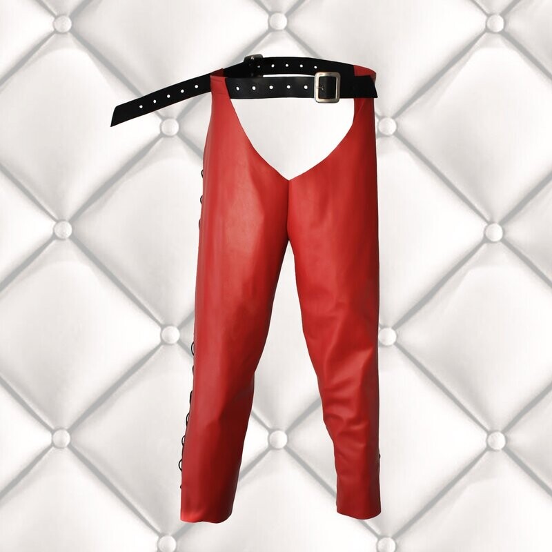 Peek-a-boo Lace Up Chaps