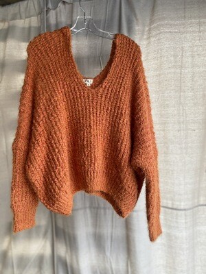 POL Orange Sweater