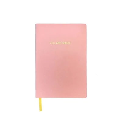 Golden Gems You Are Magic Pink Notebook