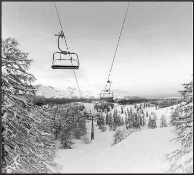 LB Art Ski Giclee 60X54