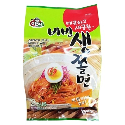 Assi Chewy Noodle with Spicy Sauce 420g Assi Chewy Noodle with Spicy Sauce 420g