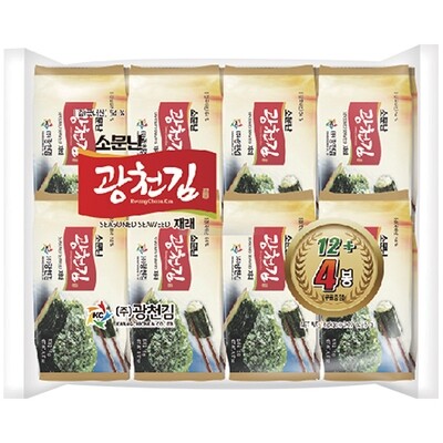 Kwangcheon Seasoned Seaweed for Lunchbox 5g*16 Kwangcheon Seasoned Seaweed for Lunchbox 5g*16