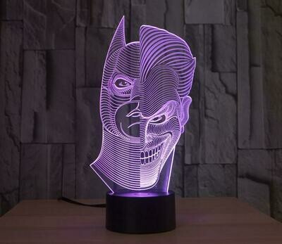 Batman Vs. Joker Leuchte mit 3D Effekt