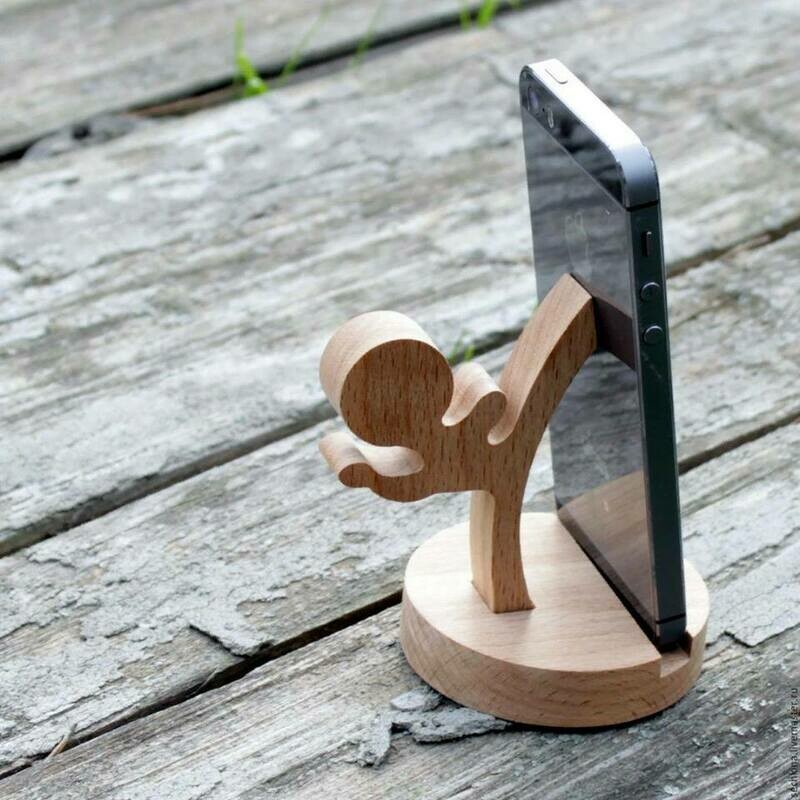 Handyhalter "Karate Kid", auch aus Acrylglas erhältlich