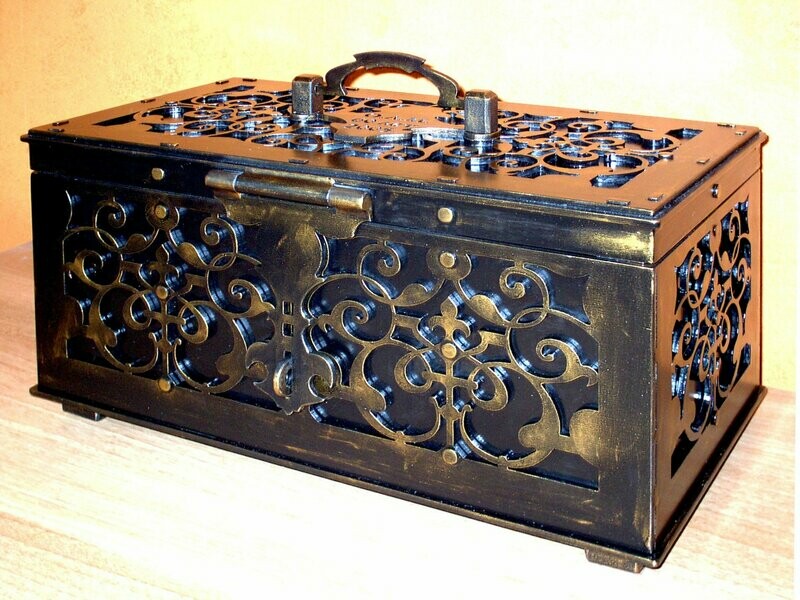 Wunderschöne Retro Box "Vintage" Maße 482x262x181mm