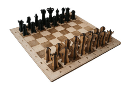 Schachset "Chess", Maße 280x280x3