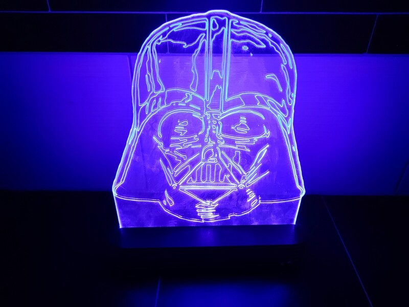 Darth Vader 3D Lampe für echte Star Wars Fans! BIG SCALE!
