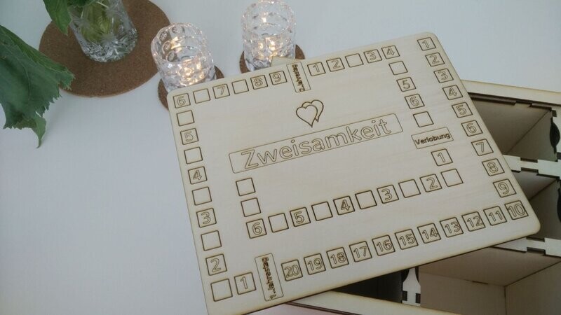 Kartenspiele Box ,,Zweisamkeit´´, in einem einzigartigem Design, Maße 295x243x130mm