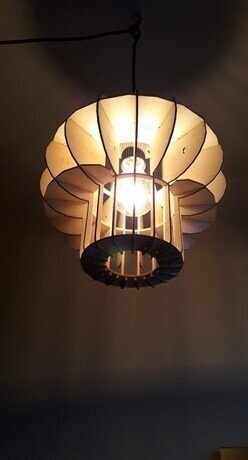 Traumhafte Deckenlampe Model "Donut"