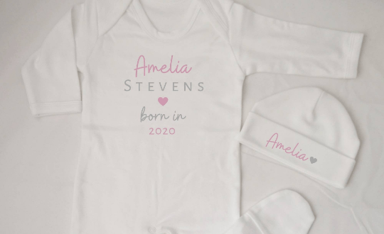 born in 2020 sleepsuit