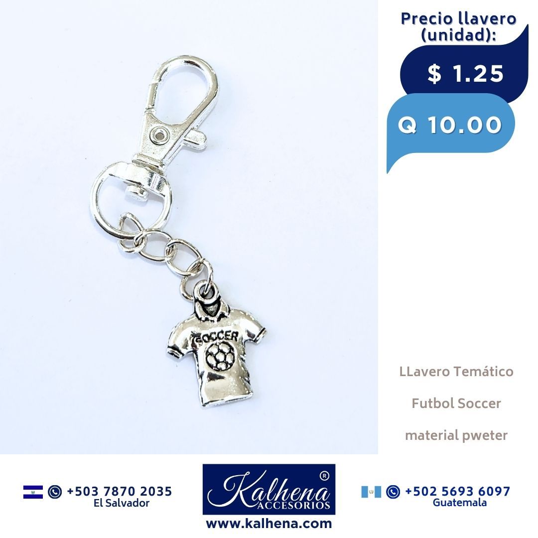 LLaveros Temáticos Fubol Soccer (Playera)