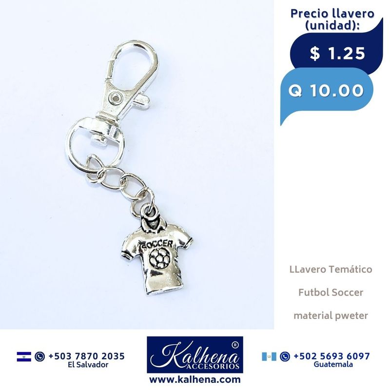 LLaveros Temáticos Fubol Soccer (Playera)