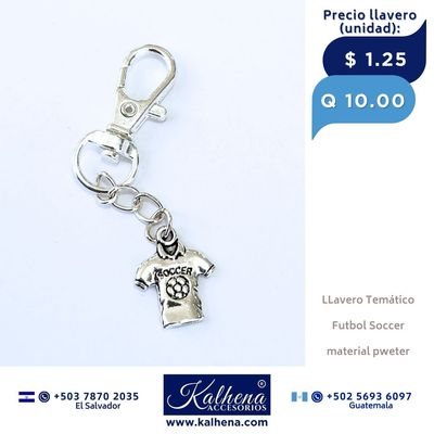 LLaveros Temáticos Fubol Soccer (Playera)