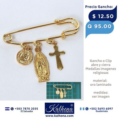 Gancho Medallas Religiosas para Cuna de Bebé