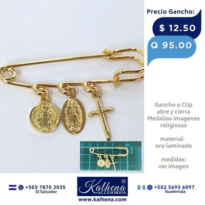 Gancho Medallas Religiosas para Cuna de Bebé