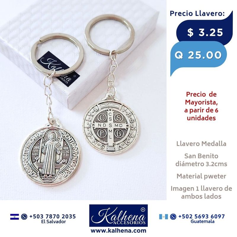 LLavero Medalla San Benito LLavero Medalla San Benito