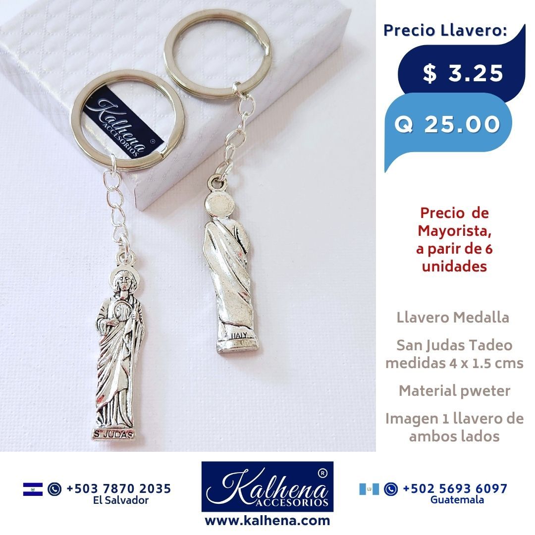 LLavero Medalla San Judas Tadeo