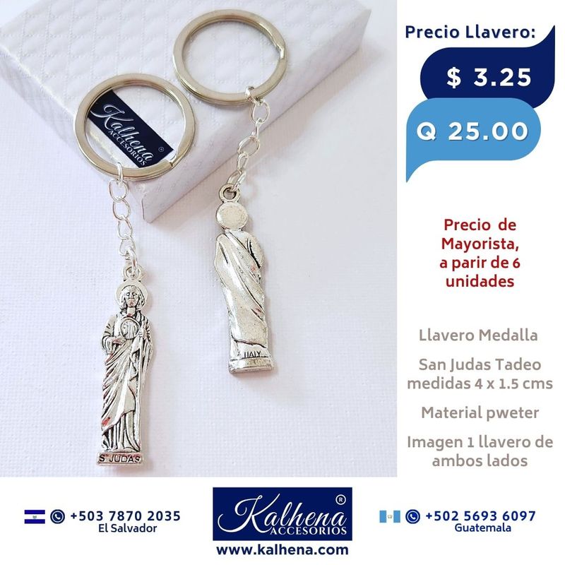 LLavero Medalla San Judas Tadeo LLavero Medalla San Judas Tadeo