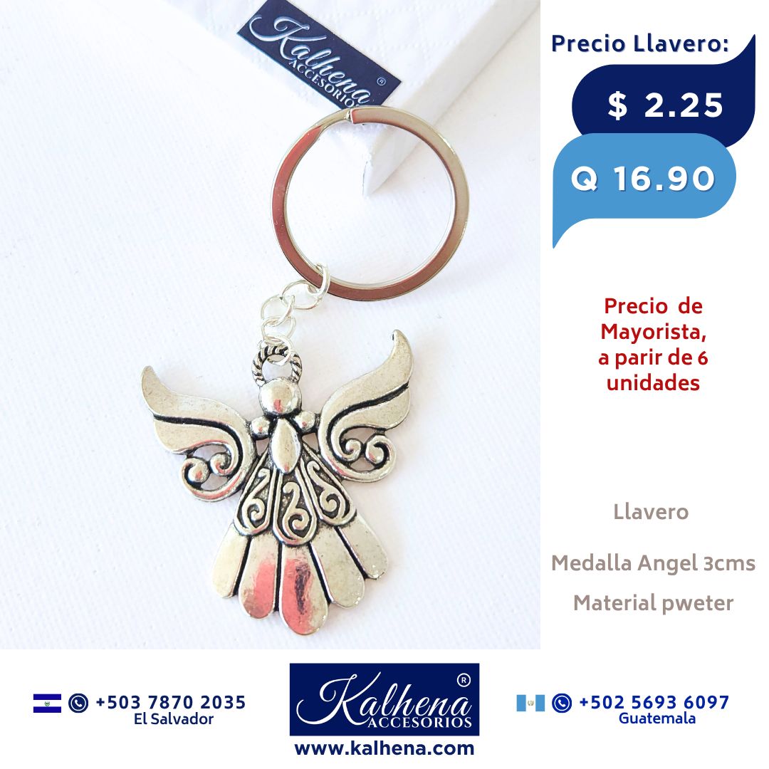LLavero Medalla Angel