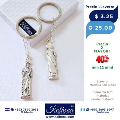 LLavero Medalla San Judas Tadeo LLavero Medalla San Judas Tadeo