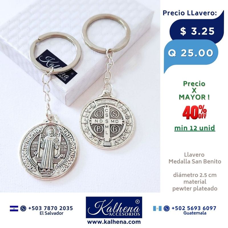 LLavero Medalla San Benito LLavero Medalla San Benito