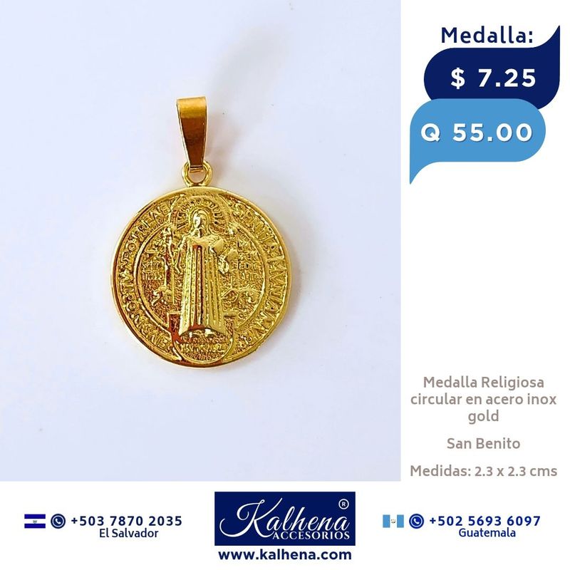 Medalla Religiosa San Benito