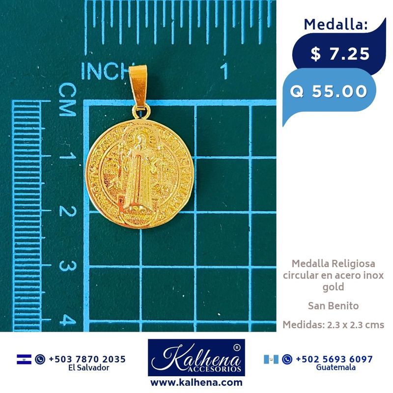 Medalla Religiosa San Benito