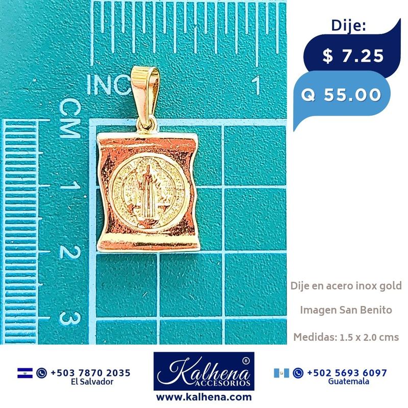 Medalla Religiosa San Benito