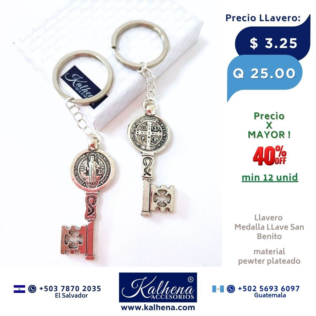 LLaveros Medalla San Benito Llave