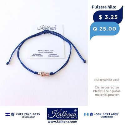 Pulsera San Judas en hilo