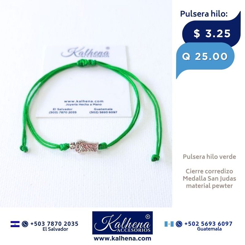 Pulsera San Judas en hilo