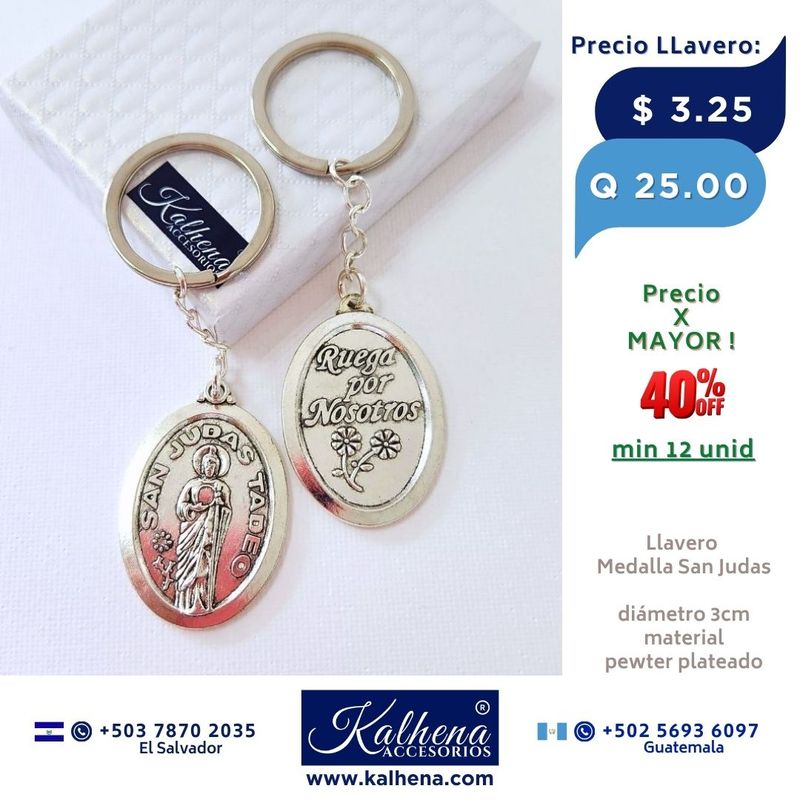 LLavero Medalla San Judas Tadeo LLavero Medalla San Judas Tadeo