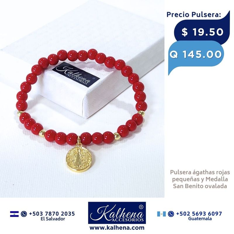 Pulsera piedra natural y cristales checos Pulsera piedra natural y cristales checos