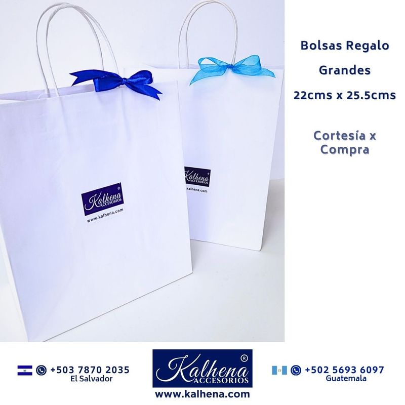 Bolsa de Regalo grande con moña liston seda