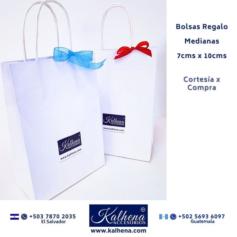 Bolsa de Regalo mediana con moña liston seda