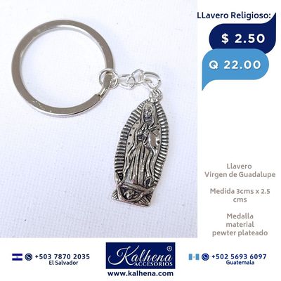LLavero Virgen de Guadalupe LLavero Virgen de Guadalupe