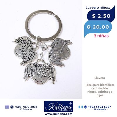 LLavero niños (3 niñas)