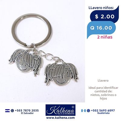 LLavero niños (2 niñas)