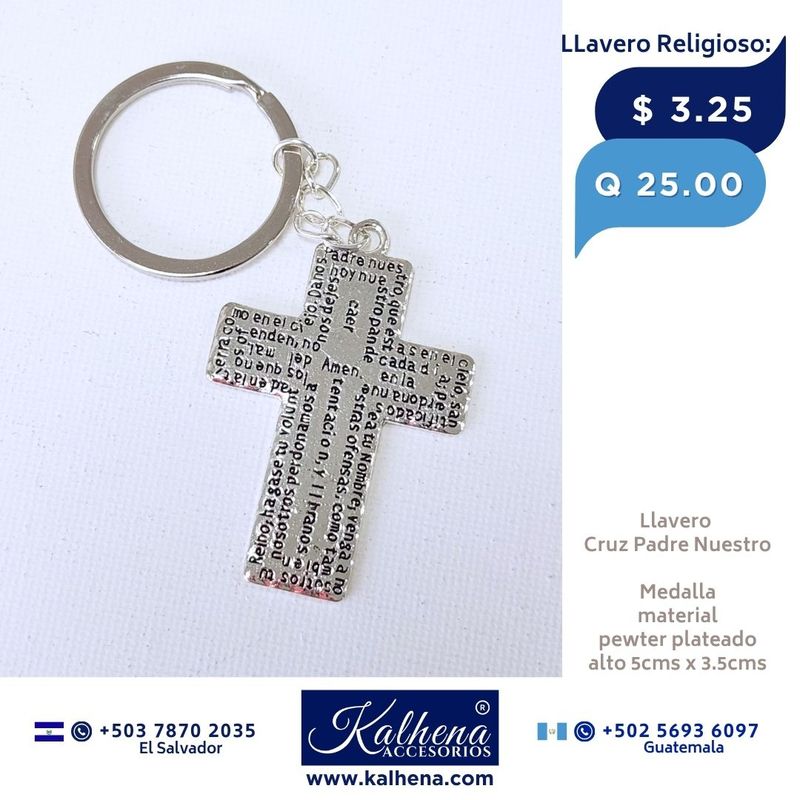 LLavero Cruz Padre Nuestro LLavero Cruz Padre Nuestro