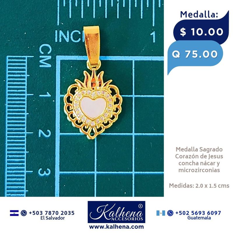 Medalla Religiosa Sagrado Corazón